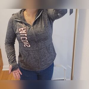 NFL Falcons Women's Gray Varsity Jacket